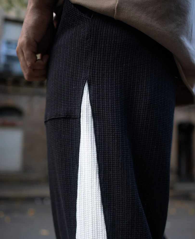 Black Casual Baggy Fit Track Pant - Image 5