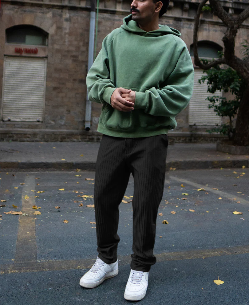 Black Rib Knit Pant - Image 6