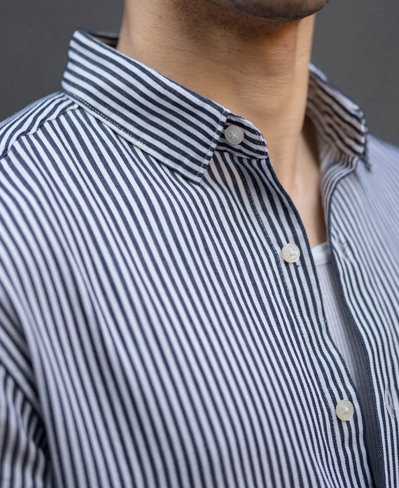 Black & White Striped Shirt - Image 3