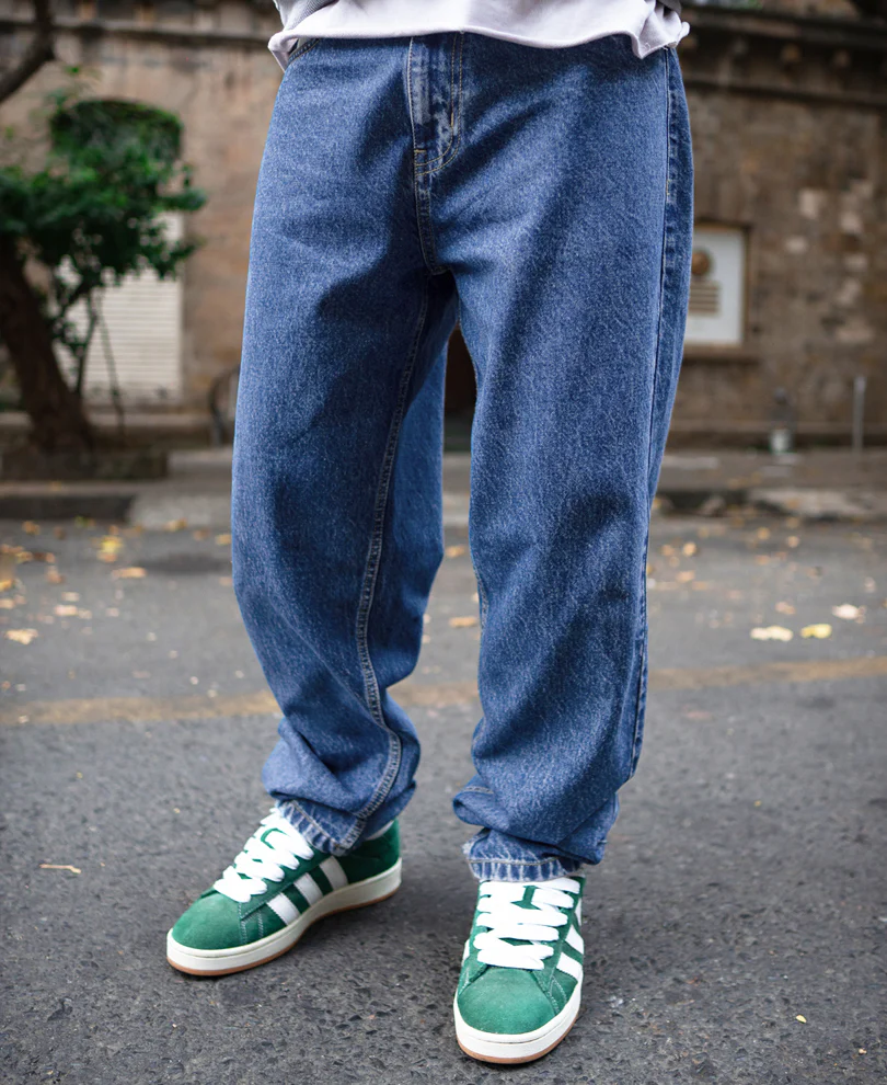 Blue Baggy Fit Jeans - Image 2