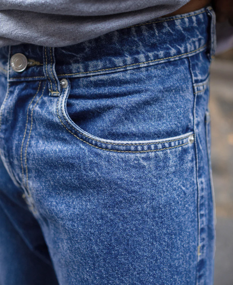 Blue Baggy Fit Jeans - Image 4