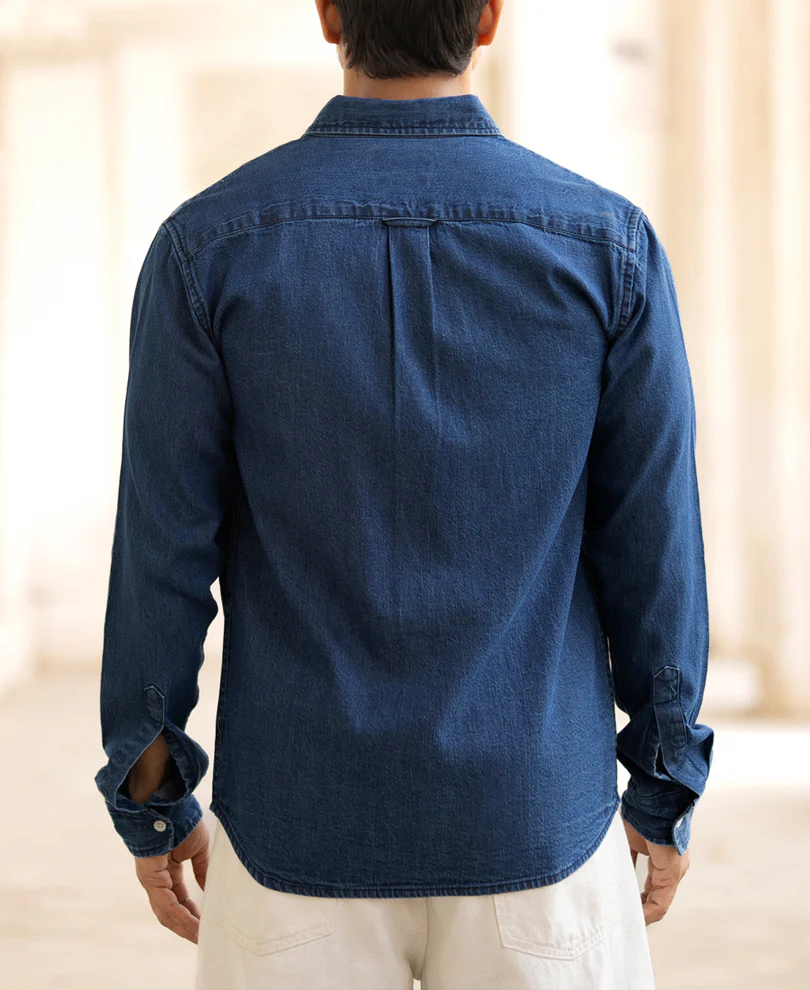 Blue Denim Shirt - Image 4