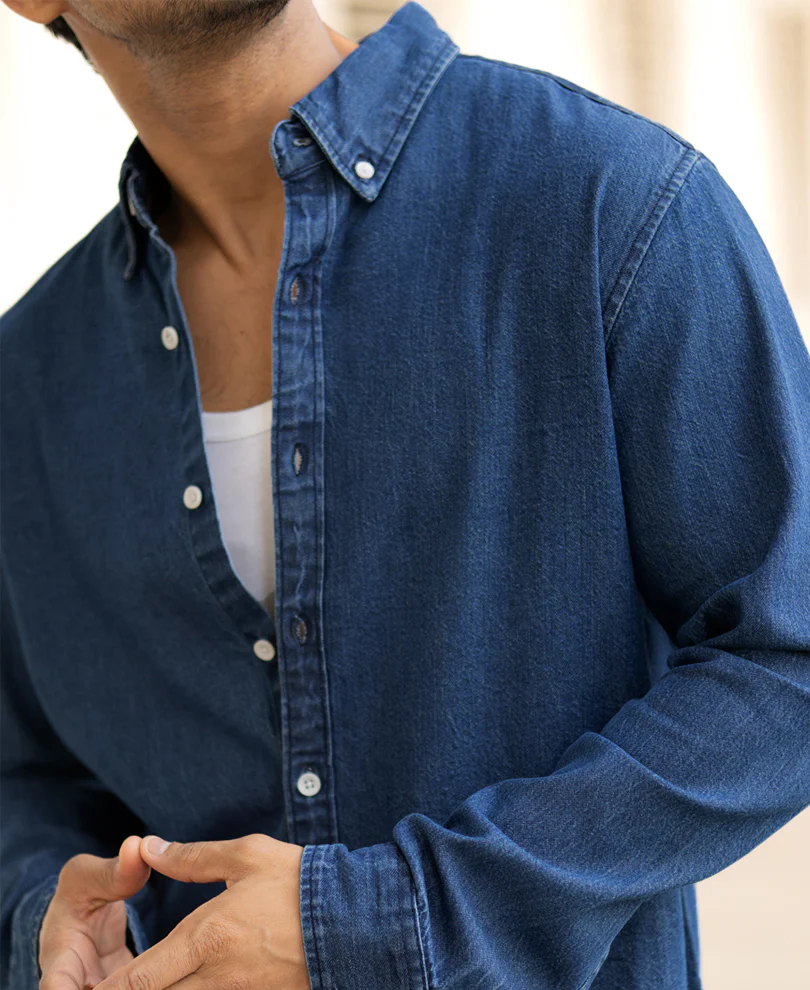 Blue Denim Shirt - Image 5