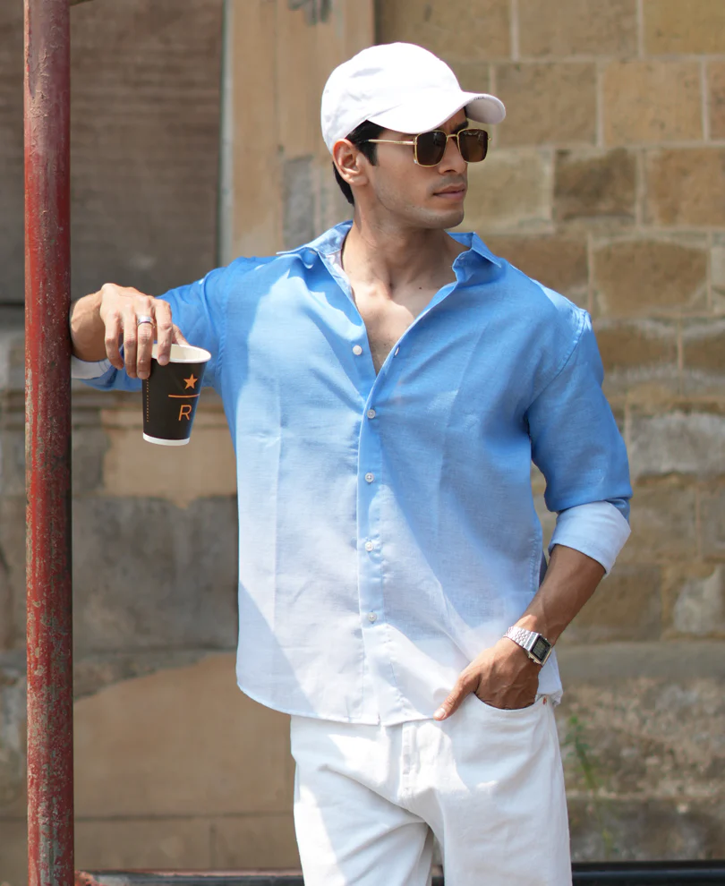 Blue Ombre Shirt - Image 3