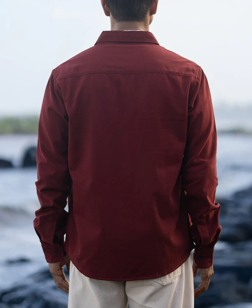 Brick Structure Cargo Overshirt - Image 5