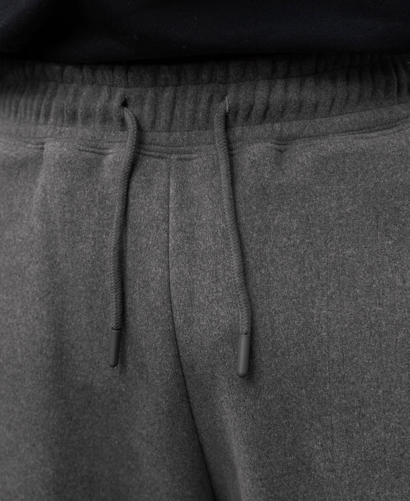 Dark Grey Melange Baggy Trackpant - Image 4