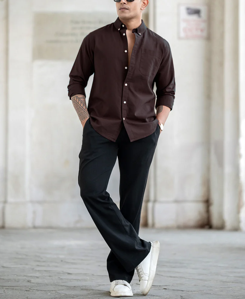 Brown Oxford Shirt - Image 5
