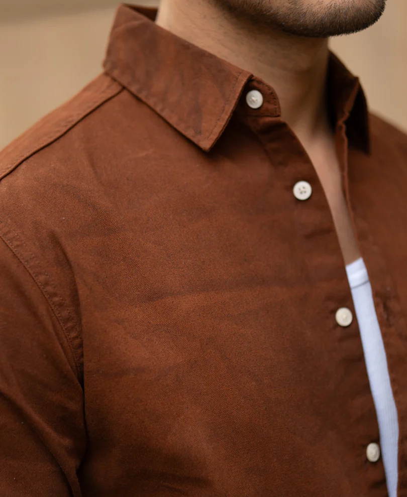 Brown Sprayed Shirt - Image 3