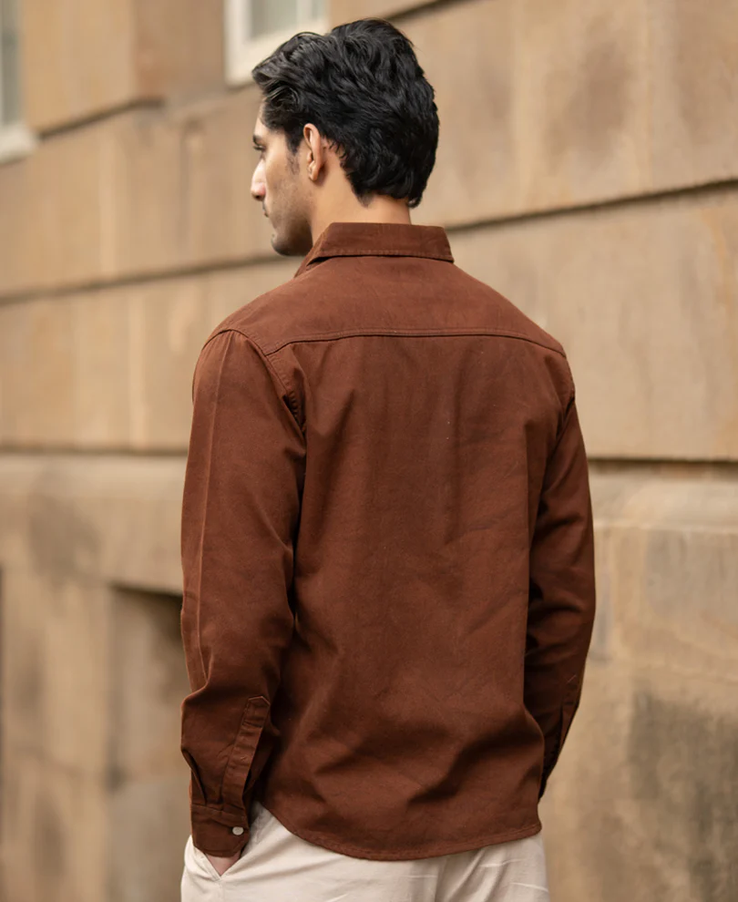 Brown Sprayed Shirt - Image 5