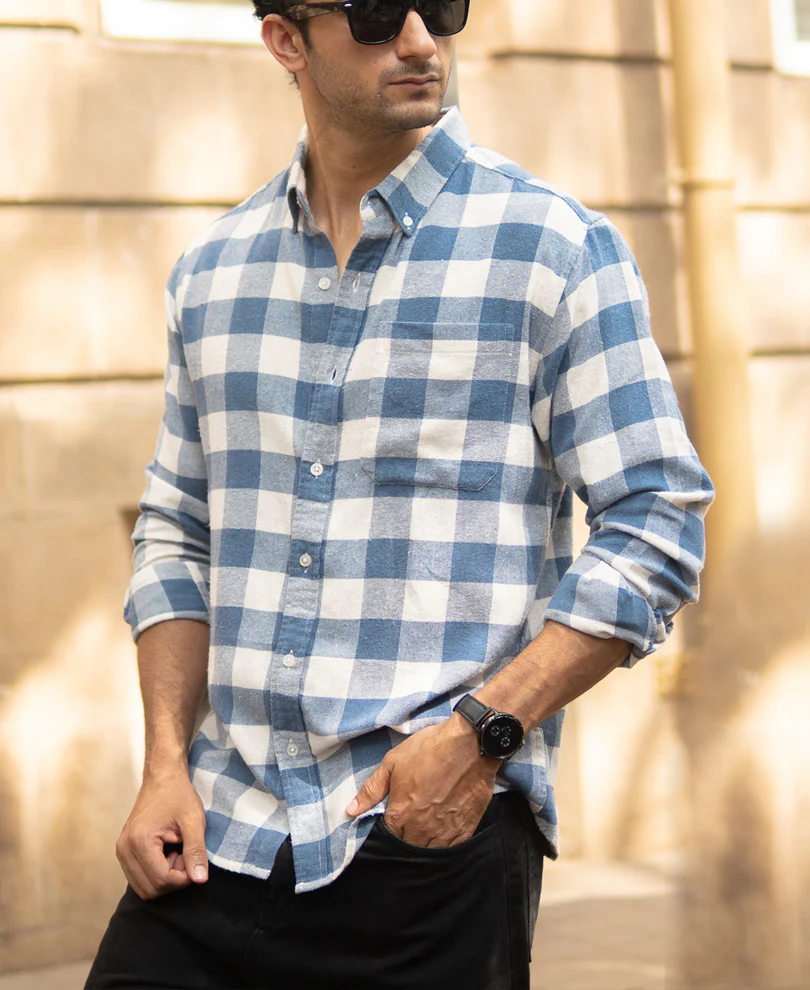 Dark Sky Checks Shirt - Image 2