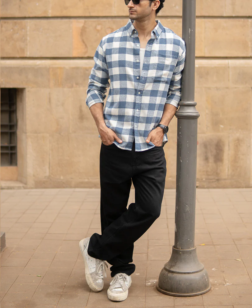 Dark Sky Checks Shirt - Image 6