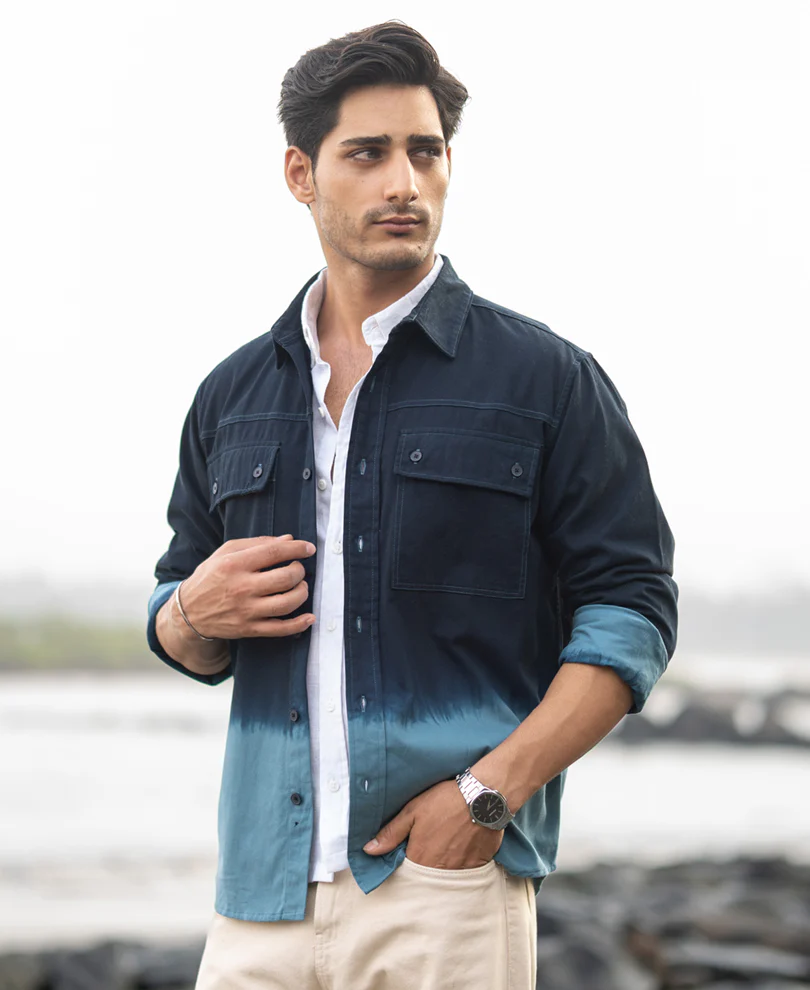 Dark Sky Structured Cargo Overshirt - Image 3