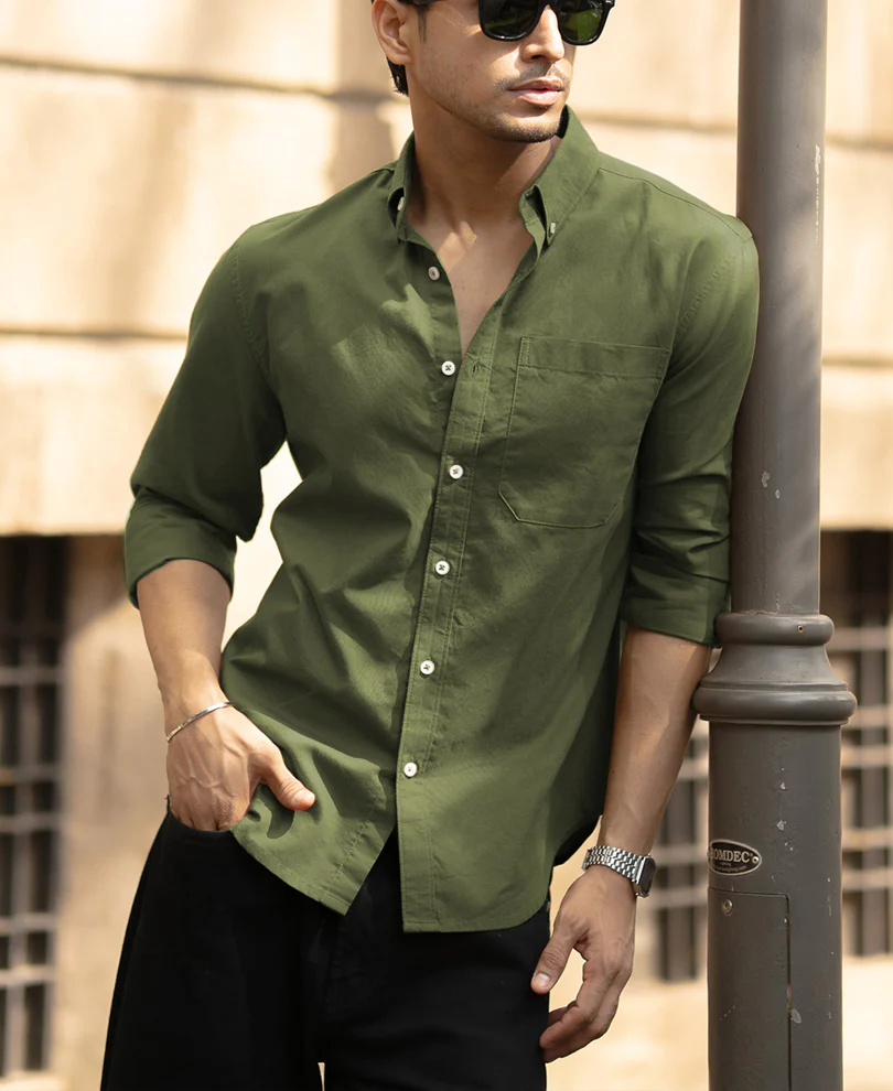 Green Lightweight Shirt - Image 2