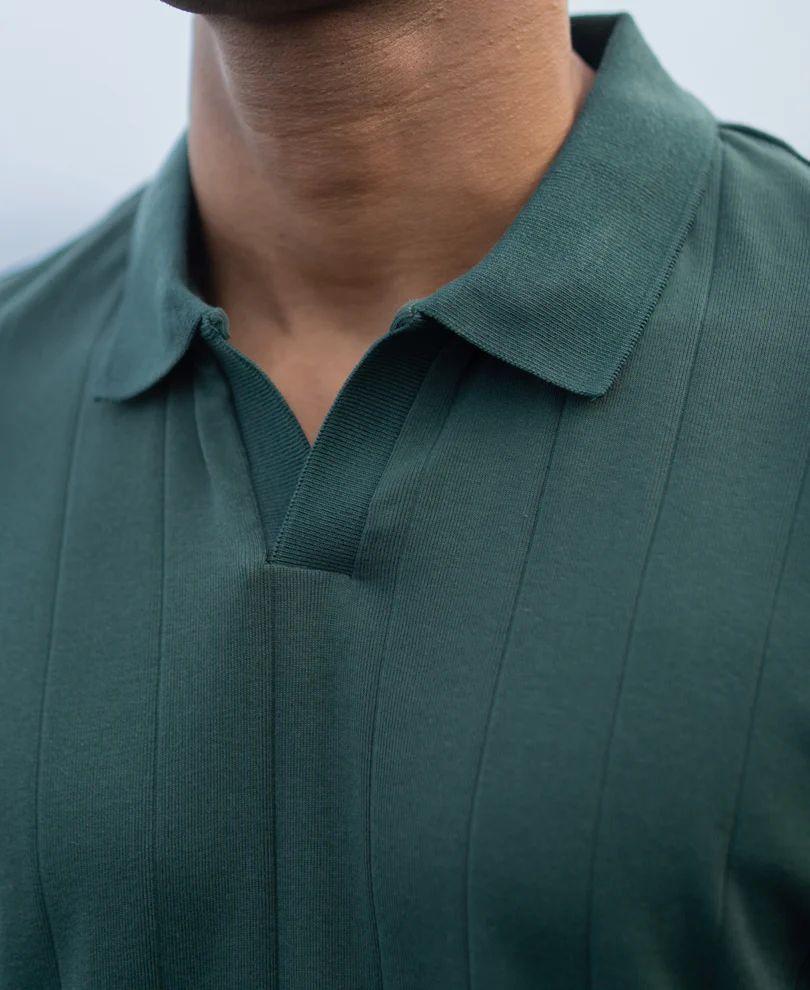Green Regular Fit Full Sleeves T-Shirt - Image 4