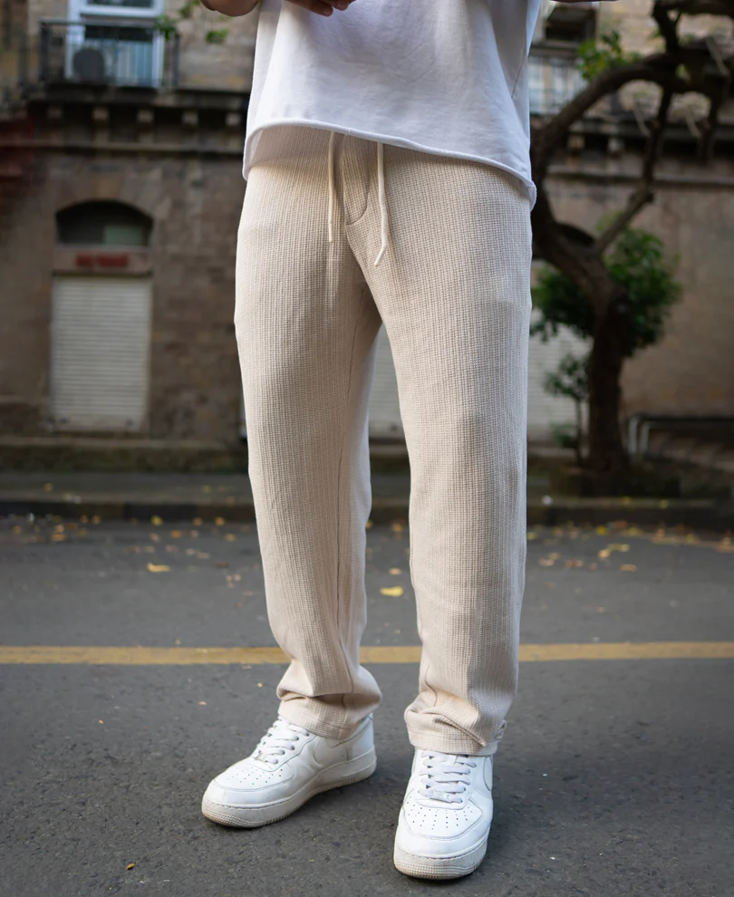 Light Beige Regular Fit Track Pant - Image 2