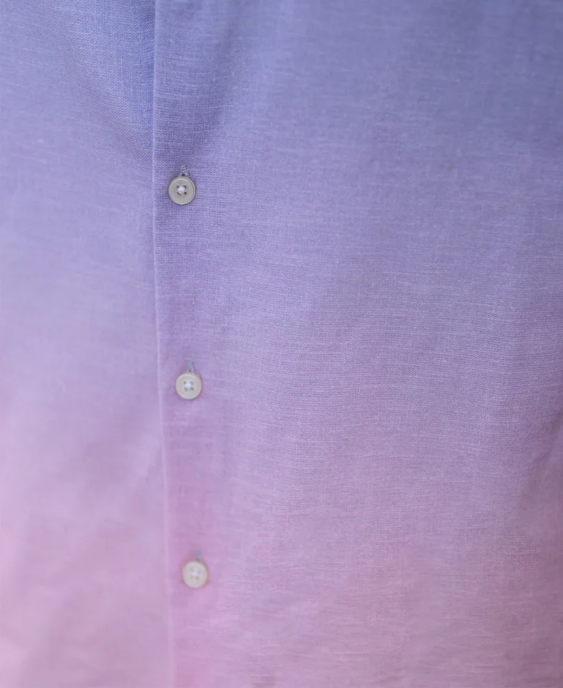 Lilac Ombre Print Shirt - Image 3