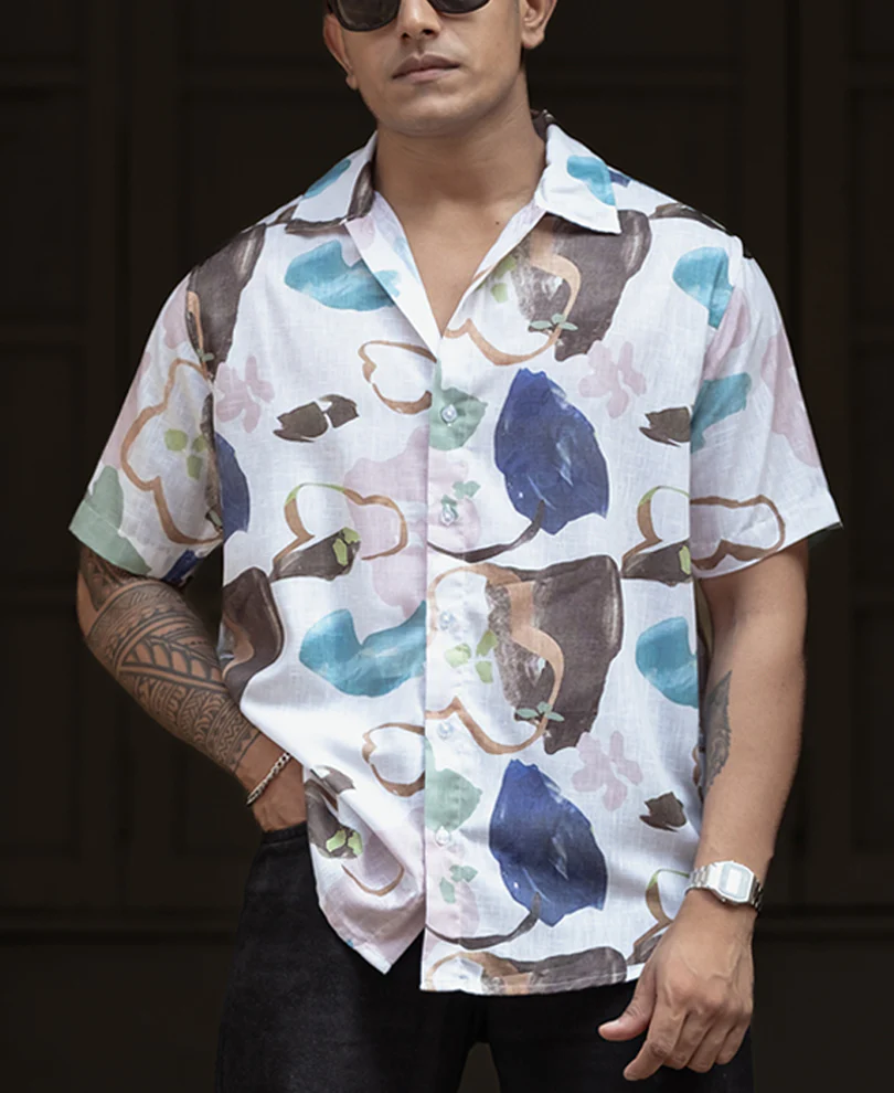 Multi Colour Half Sleeves Shirt - Image 2