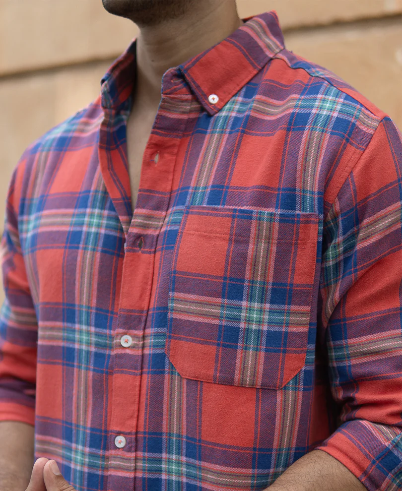 Multicolour Checks Shirt - Image 3