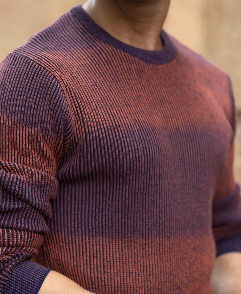 Multicolour Knitted Cotton Sweatshirt - Image 3