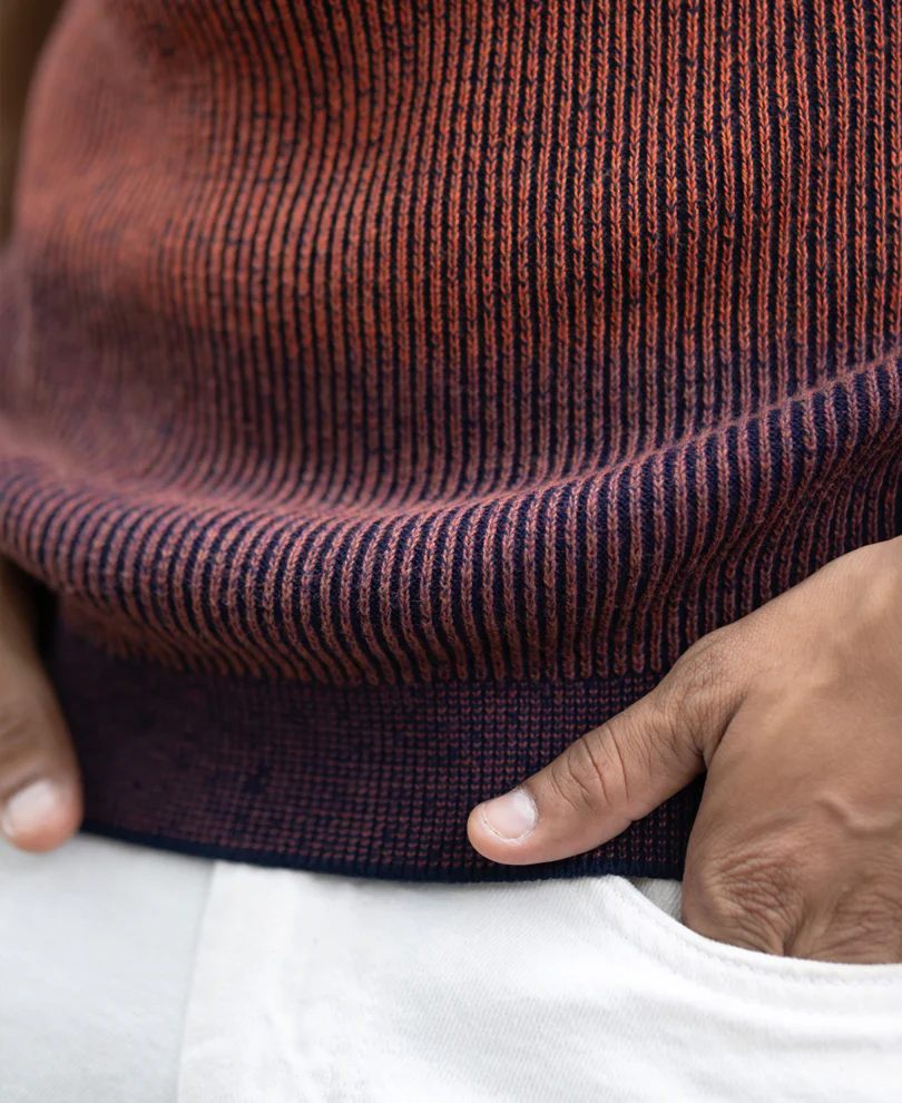 Multicolour Knitted Cotton Sweatshirt - Image 4