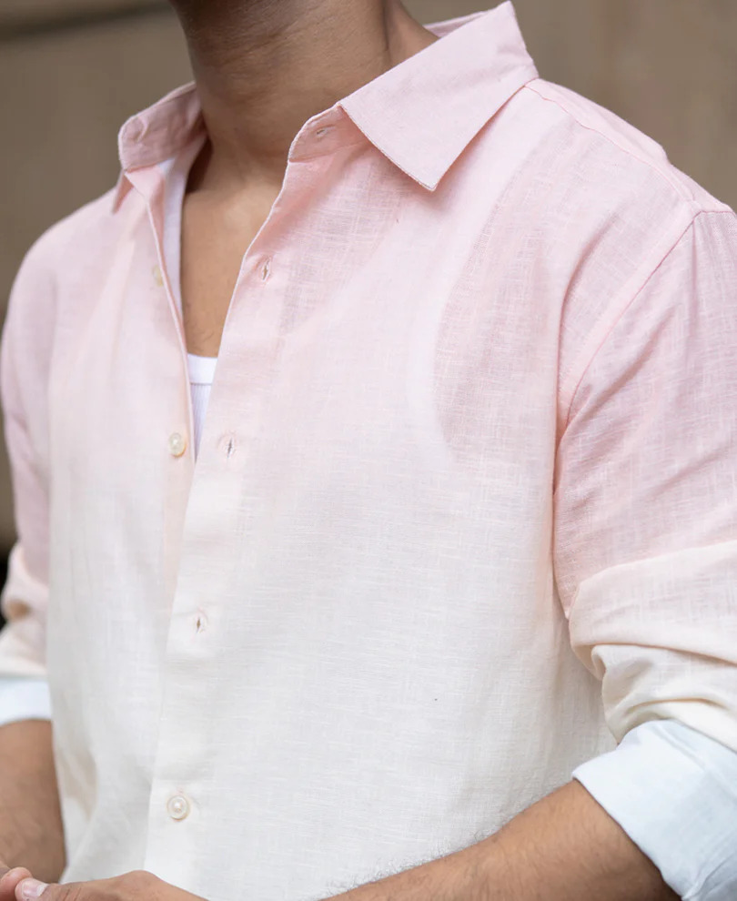 Multicolour Lightweight Ombre Shirt - Image 5