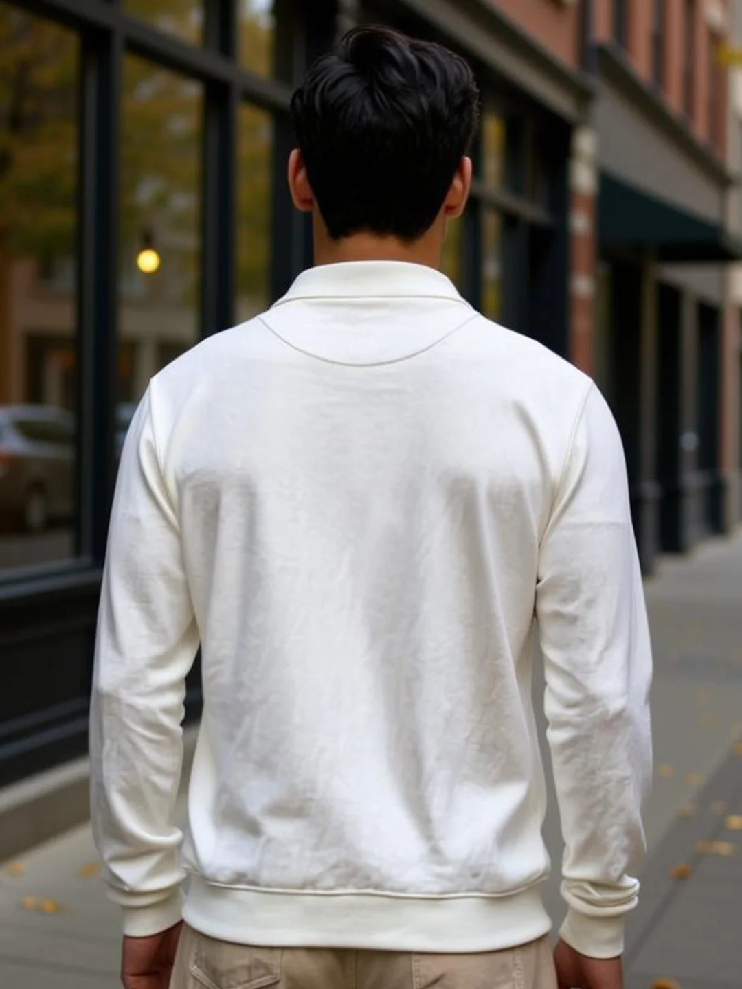 Off-White Contrast Embroidery Sweatshirt - Image 6