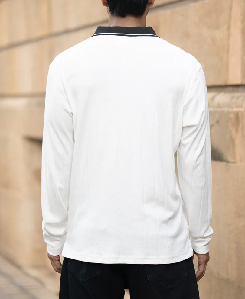 Off-White Embroidered Hustler Knit T-Shirt - Image 5