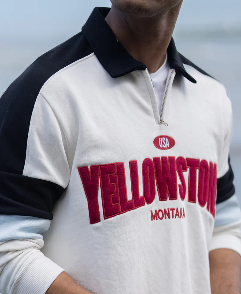 Off-White Embroidered Sweatshirt - Image 4