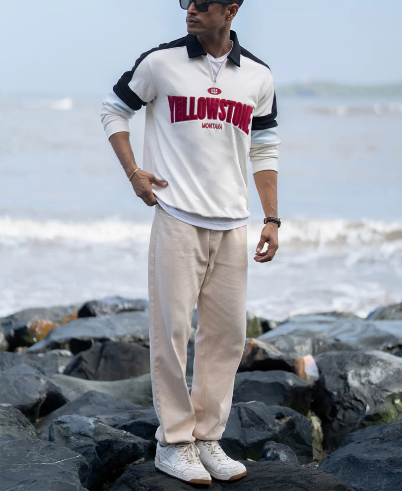 Off-White Embroidered Sweatshirt - Image 7