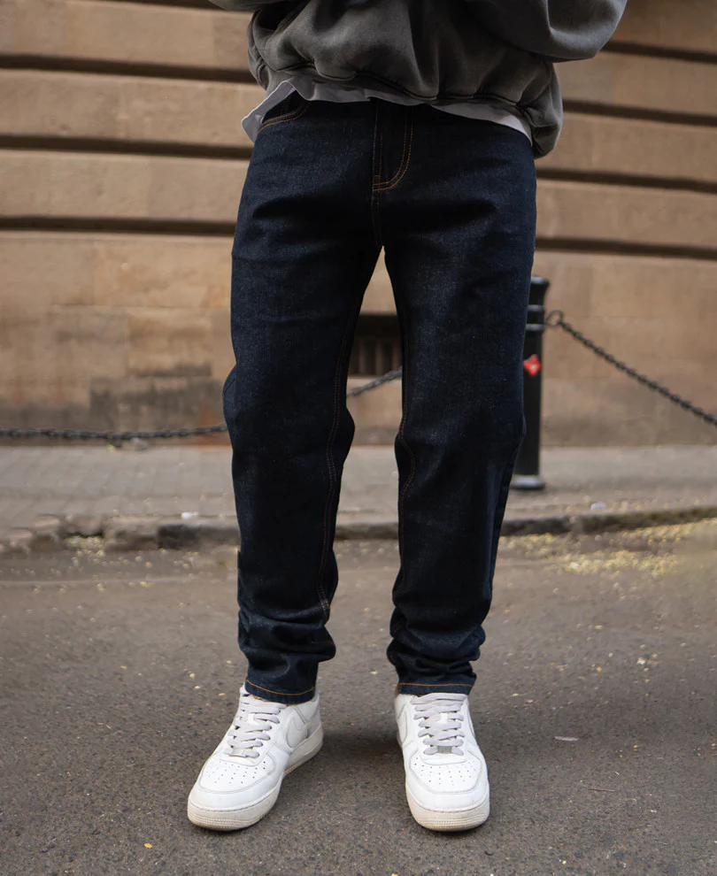 Raw Indigo Regular Fit Denim Jeans - Image 3