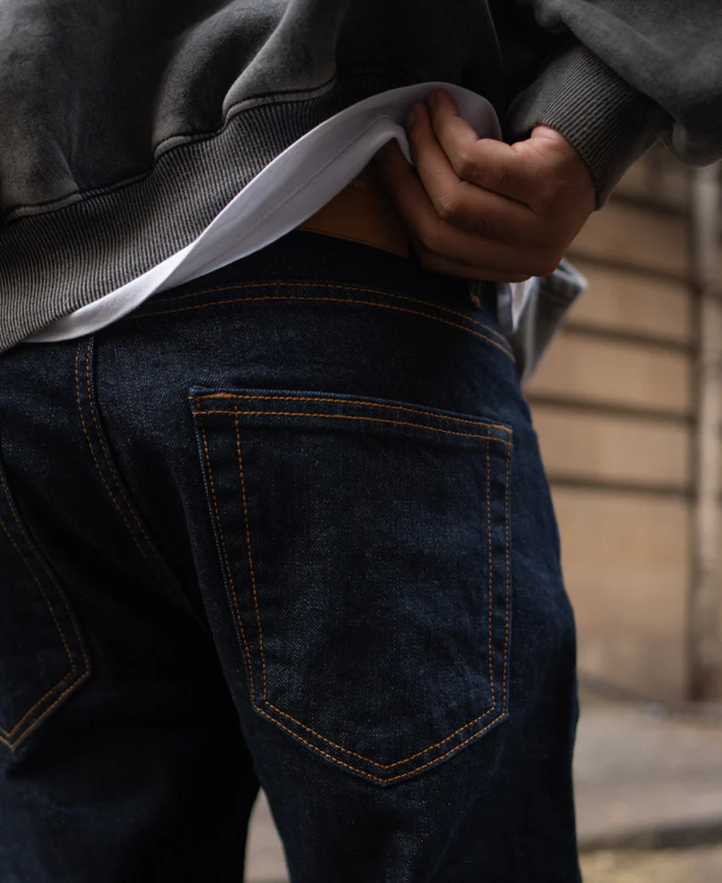 Raw Indigo Regular Fit Denim Jeans - Image 4
