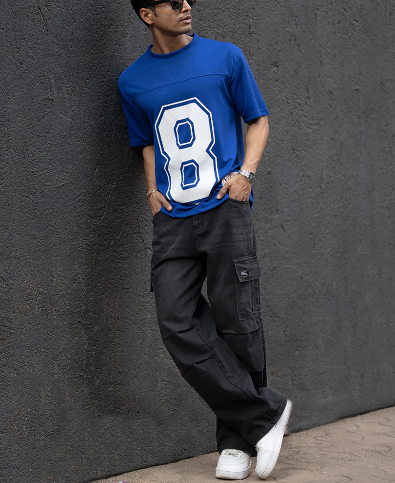 Royal Printed Jersey T-Shirt - Image 6