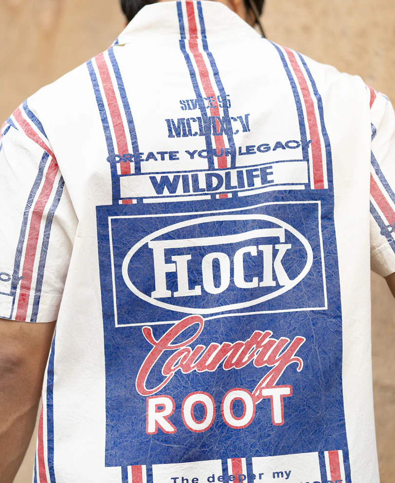 Washed Stripe Print Shirt - Image 4
