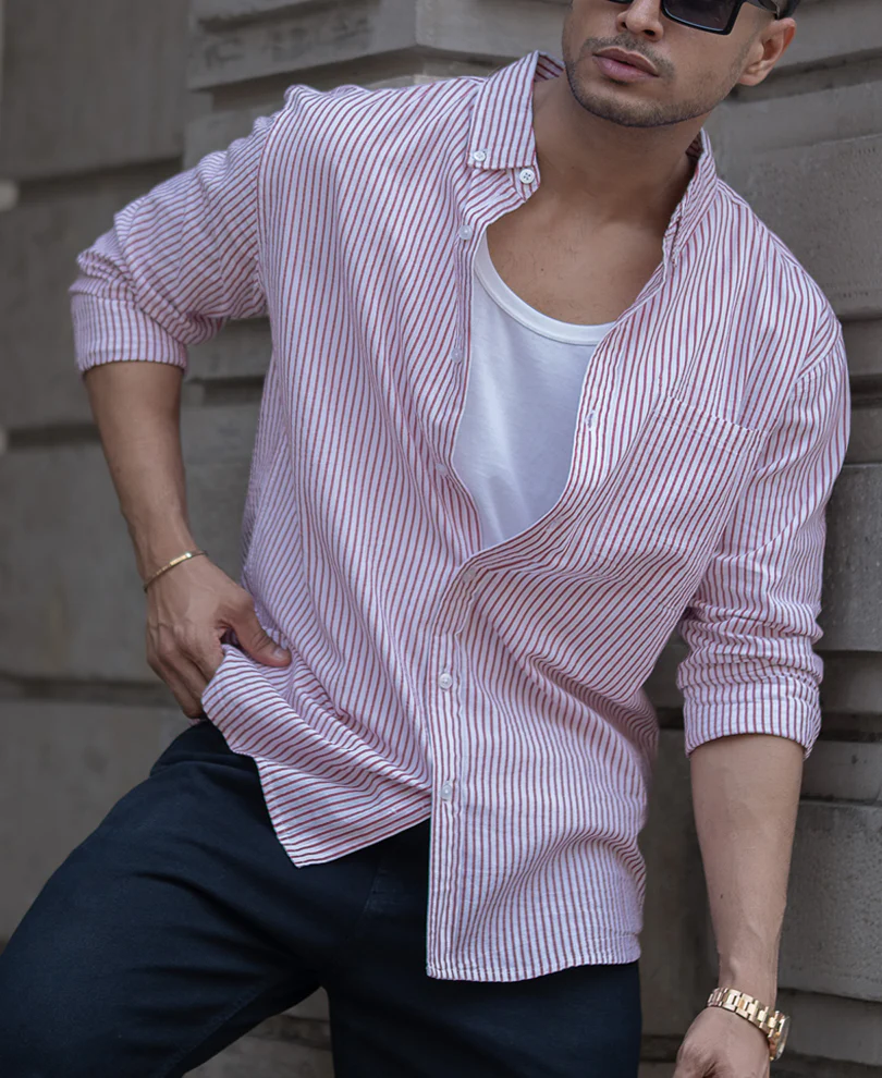 Red Stripe Shirt - Image 3