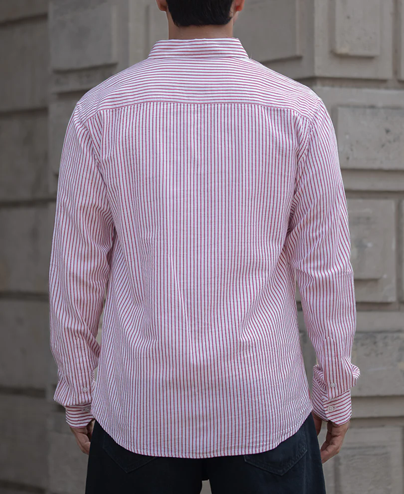 Red Stripe Shirt - Image 5